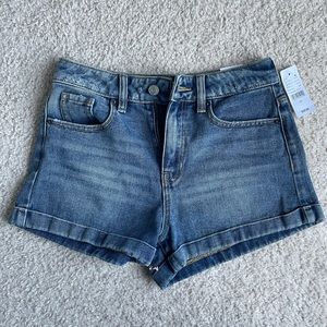 NWT Pacsun Jean Mom Shorts Size 25